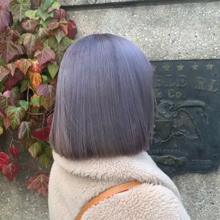 ミディアム カラー れい🫧 ハイトーン特化のヘアスタイル