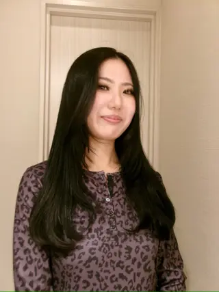 ロング カラー ヘアアレンジ タイトボブ個性派カラ ーAKANEのヘアスタイル