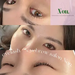 マツエク・マツパ eyelash ×  eyebrow salon Non.所属・Non. NANASEのマツエク・マツパデザイン