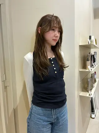 ロング SHINDO MIYUのヘアスタイル