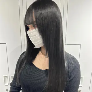 ロング カラー パーマ ヘアアレンジ メンズ 髪質改善/レイヤー 縮毛矯正/ケラチン耀のヘアスタイル
