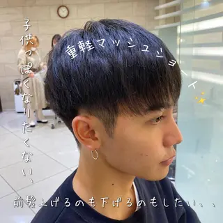 ショート メンズ 【髪質改善】 梅田　聡のヘアスタイル