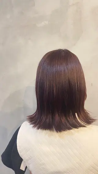 ミディアム カラー 透明感カラー 🦙なりたりみのヘアスタイル