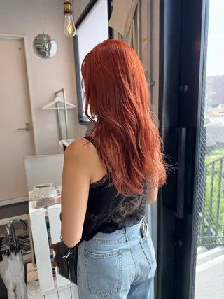 ロング カラー 松坂 真衣のヘアスタイル