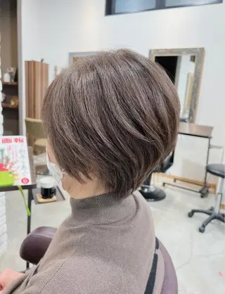 ショート カラー 五反田　美容院☆張 明星☆韓国ヘアのヘアスタイル