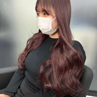 ロング カラー シールエクステ特化 ハイトーン、NANAのヘアスタイル