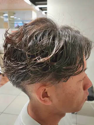 パーマ 🇰🇷ダウンパーマ 毛流れヘア🪽藤原のヘアスタイル