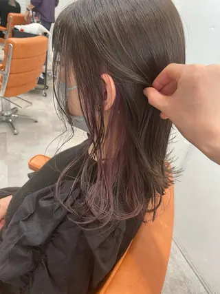 ミディアム 久保田 千尋のヘアスタイル