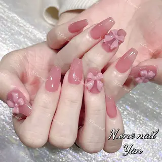 ネイル 長いだし/スカルプ/ パラシェルN.oneのネイルデザイン
