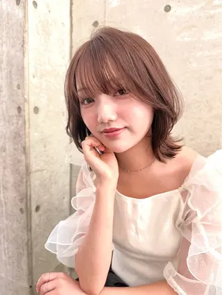 ミディアム 似合わせボブ🌟 艶髪特化💗村松優斗のヘアスタイル