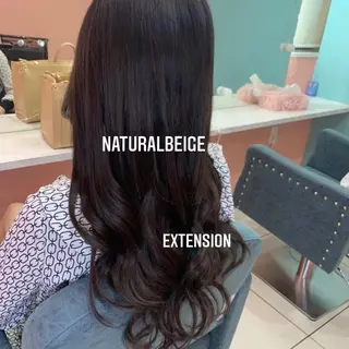 ロング カラー エクステ🩵ブリーチ 韓国ヘア🩵KAEのヘアスタイル