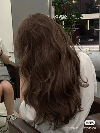 ロング 韓国✖️網紅🖤 パーマYURIYAのヘアスタイル