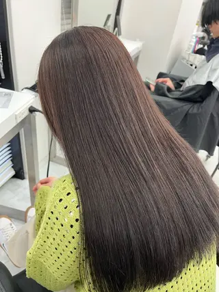 ロング カラー ♦️暖色/縮毛矯正/ 🫗kazuki♦️のヘアスタイル
