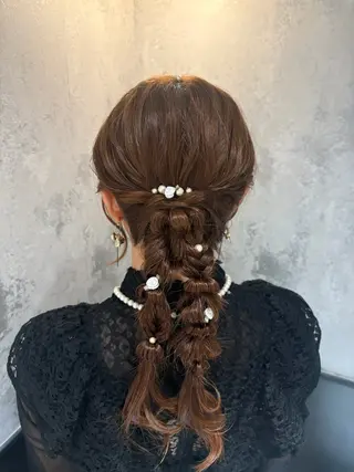 ロング 🎀暖色/レイヤー/ アレンジ/りんか🎀のヘアスタイル