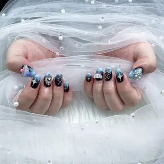 ネイル パーツ全部¥110 サロンミミのネイルデザイン