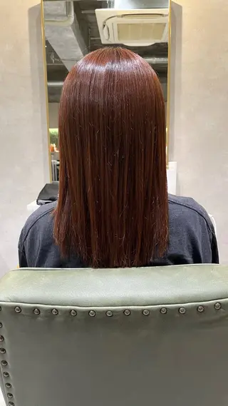 セミロング 新宿/ヘアカラー AiNAのヘアスタイル