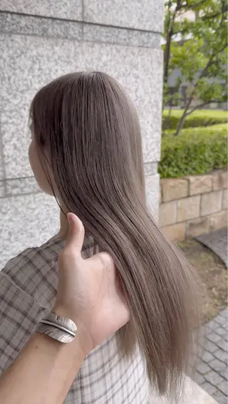 ロング カラー レイヤーカット/ ブリーチカラー/雅人のヘアスタイル