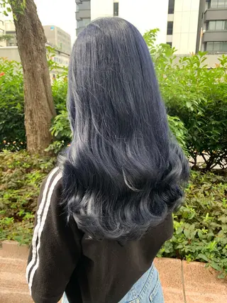 ロング カラー ヘアアレンジ 心斎橋🤍韓国風🤍 Mamiのヘアスタイル