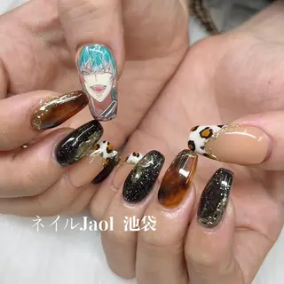 セミロング ネイルJaol 池袋のネイルデザイン