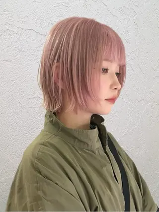 カラー ハイトーン/デザイン 🥣KYOKAのヘアスタイル