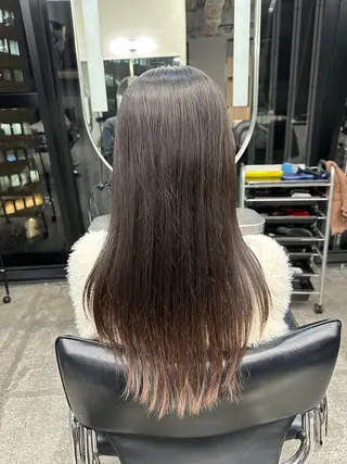 ロング カラー 髪質改善✨️ 美髪矯正🍵｜ヨコチのヘアスタイル