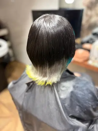 ショート カラー 🫧miyu/艶カラ ーエクステ🫧のヘアスタイル