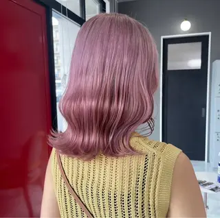 カラー yuasa rinaのヘアスタイル