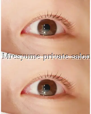 マツエク・マツパ Mresyume MAYUのマツエク・マツパデザイン