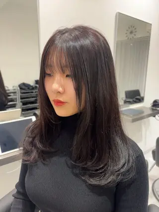 ロング カラー 🎀透明感× 赤み消し🎀正源のヘアスタイル