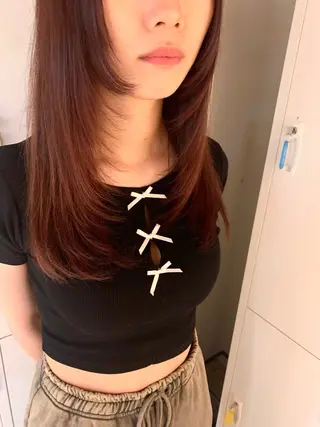 セミロング ✨ハイトーン✨艶髪 ✨髪質改善✨和田のヘアスタイル