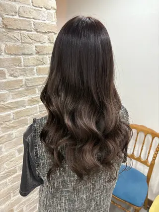 ロング カラー 堀 のえかのヘアスタイル
