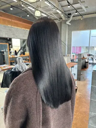 ロング カラー パーマ ヘアアレンジ 押切 響 のヘアスタイル