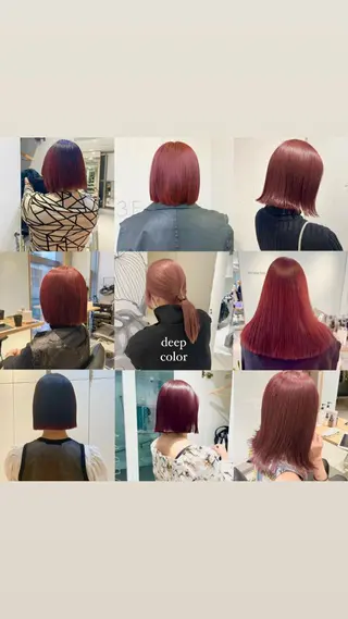 ミディアム カラー ヘアアレンジ stylist ◎RUKI.のヘアスタイル