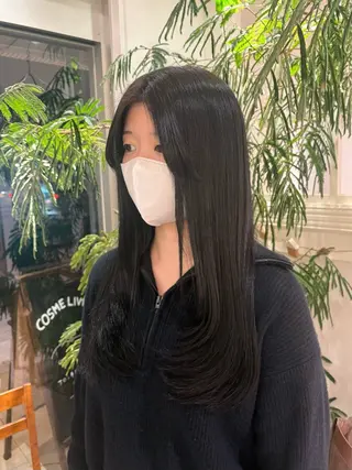 ロング えんどう ゆめはのヘアスタイル