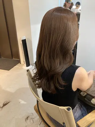 ロング ✨色持ちの良い艶 カラー✨蟹江真世のヘアスタイル