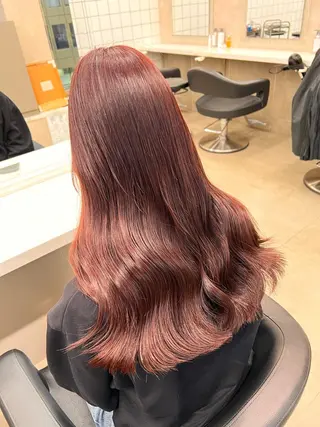 セミロング 💖札幌カラー 指名No.1💖玲奈のヘアスタイル