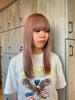 ロング カラー 似合わせレイヤー/ Wカラー🧸こころのヘアスタイル