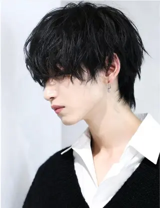 パーマ メンズ 曲がる縮毛矯正✨️ パーマ🌀 晃哉‎のヘアスタイル