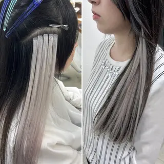 ダブルスキルエクステ /羽エクステ白石宇由のヘアスタイル