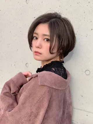 ショート レイヤー/縮毛矯正 髪質改善/e_kiのヘアスタイル