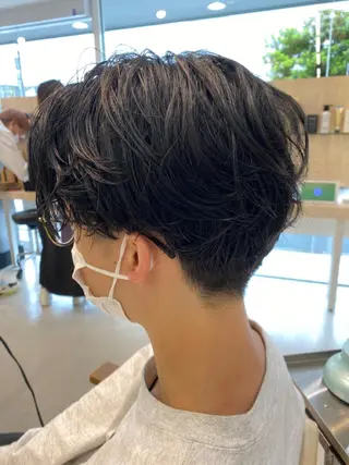 メンズ 韓国メンズ特化 パーマSatskiのヘアスタイル