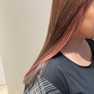 セミロング カラー 艶カラー 🎀良川琴奈のヘアスタイル