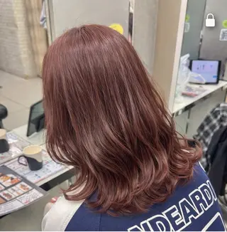 カラー ブリーチ/レイヤー/ 透明感カラー/さくらのヘアスタイル