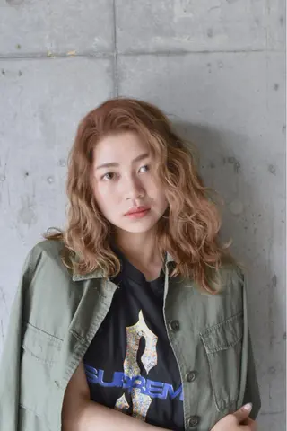 ミディアム カラー ✨髪質改善縮毛矯正✨ 宇田川修平のヘアスタイル