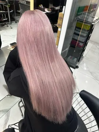 ロング カラー 【Lapis 渋谷本店】りかのヘアスタイル