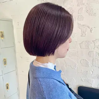 ショート カラー 🌿レイヤーボブ/パ ーマ🌿　木梨健太のヘアスタイル