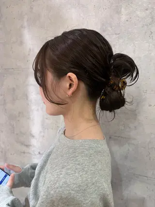 ミディアム yukie🌷 /暖色🍒梅田サロンのヘアスタイル