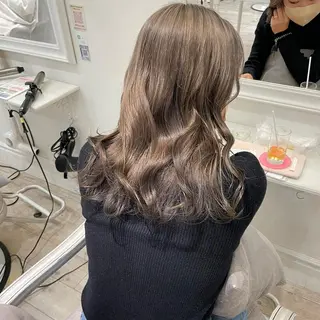 ロング カラー ヘアアレンジ/ 暖色🩵hazukiのヘアスタイル