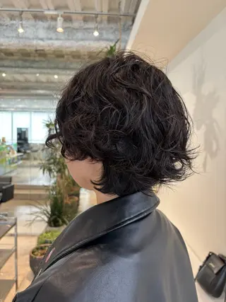 ショート パーマ ANY/須田麻人 /パーマスタイルのヘアスタイル