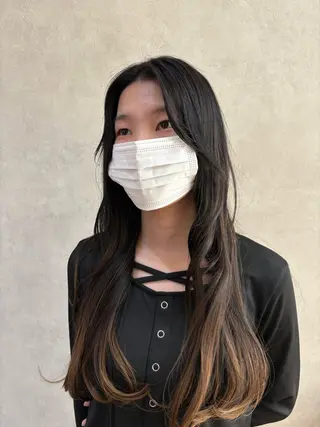 ロング カラー number＋ / 璃々花のヘアスタイル